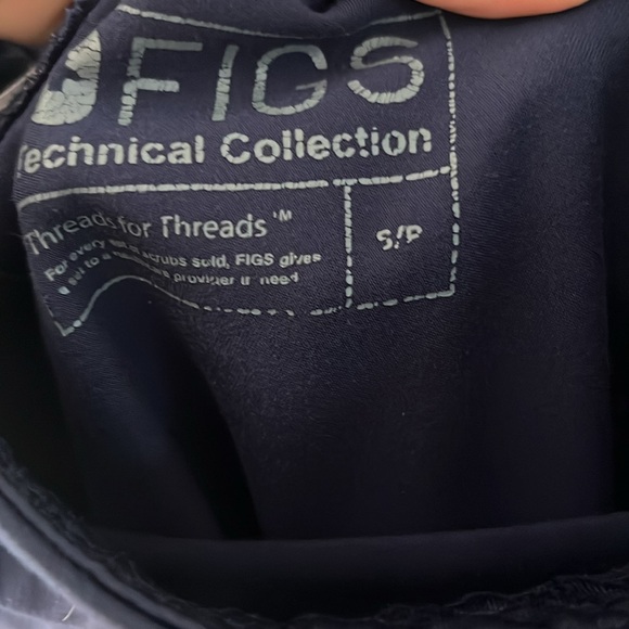 Navy Blue Figs Scrub Pants - Picture 3 of 3